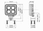 Preview: LED Rückfahrscheinwerfer mit ECE R23 Richtlinie / Prüfzeichen